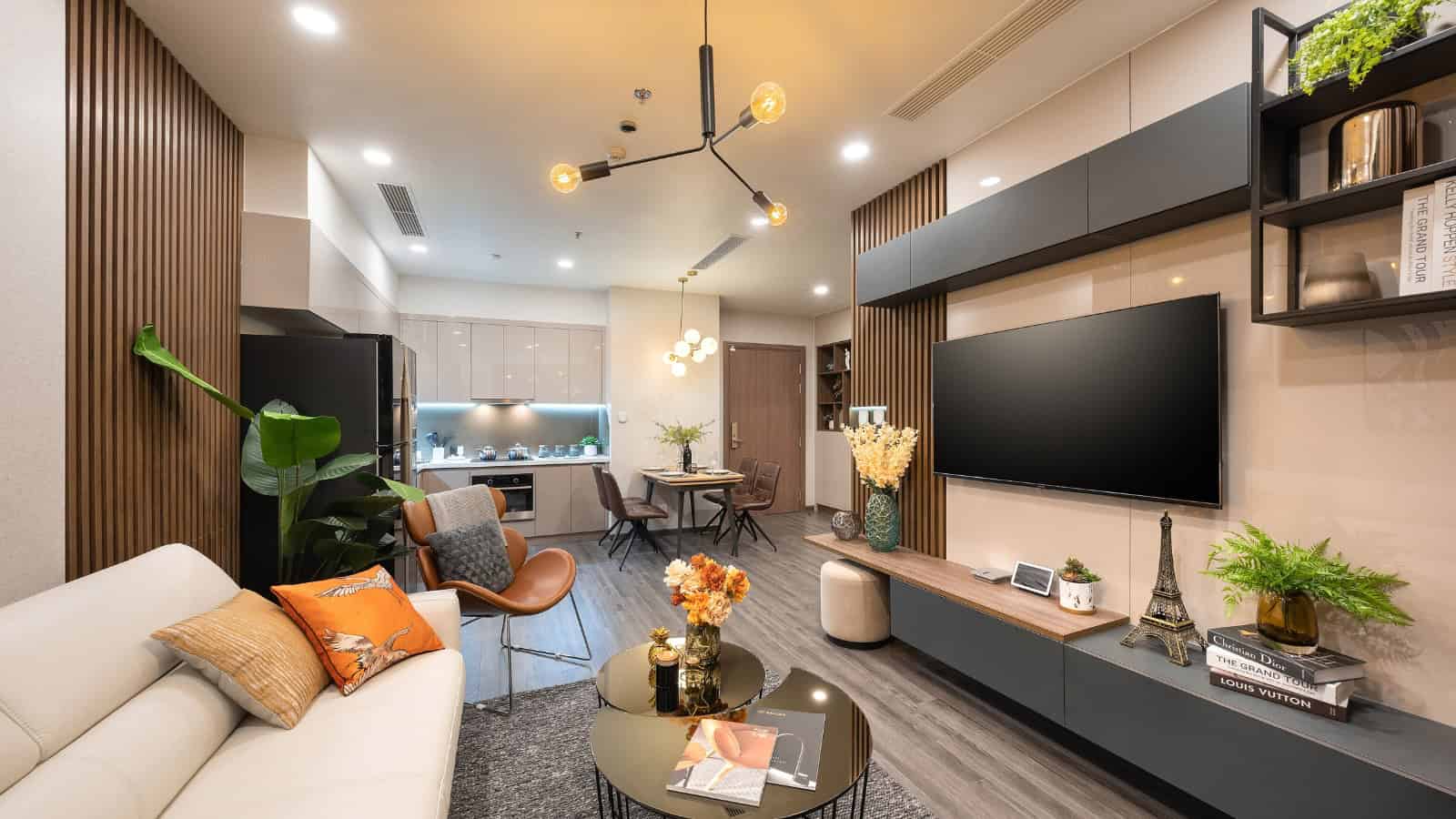 Phối cảnh căn hộ 3 phòng ngủ Ansana by Kita đẳng cấp.