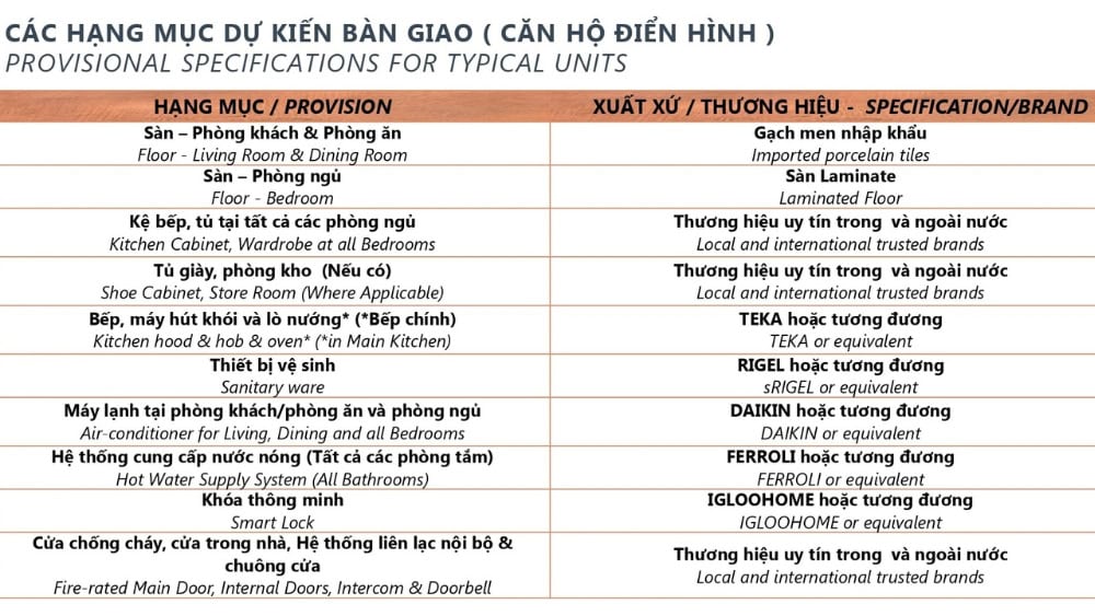 Phối cảnh nội thất căn hộ Ansana by Kita sang trọng.