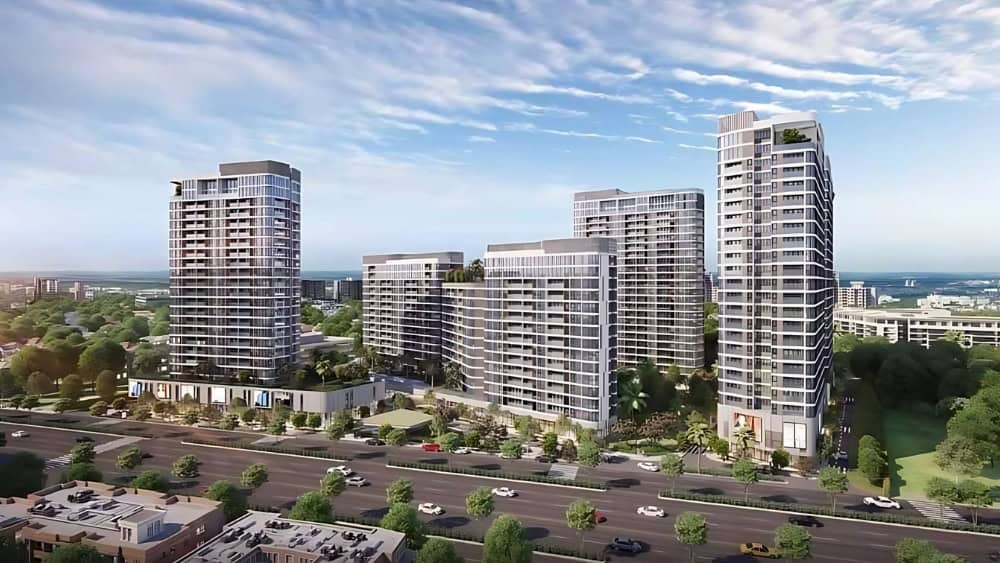 Phối cảnh khối đế thương mại Shophouse Ansana Võ Văn Kiệt.