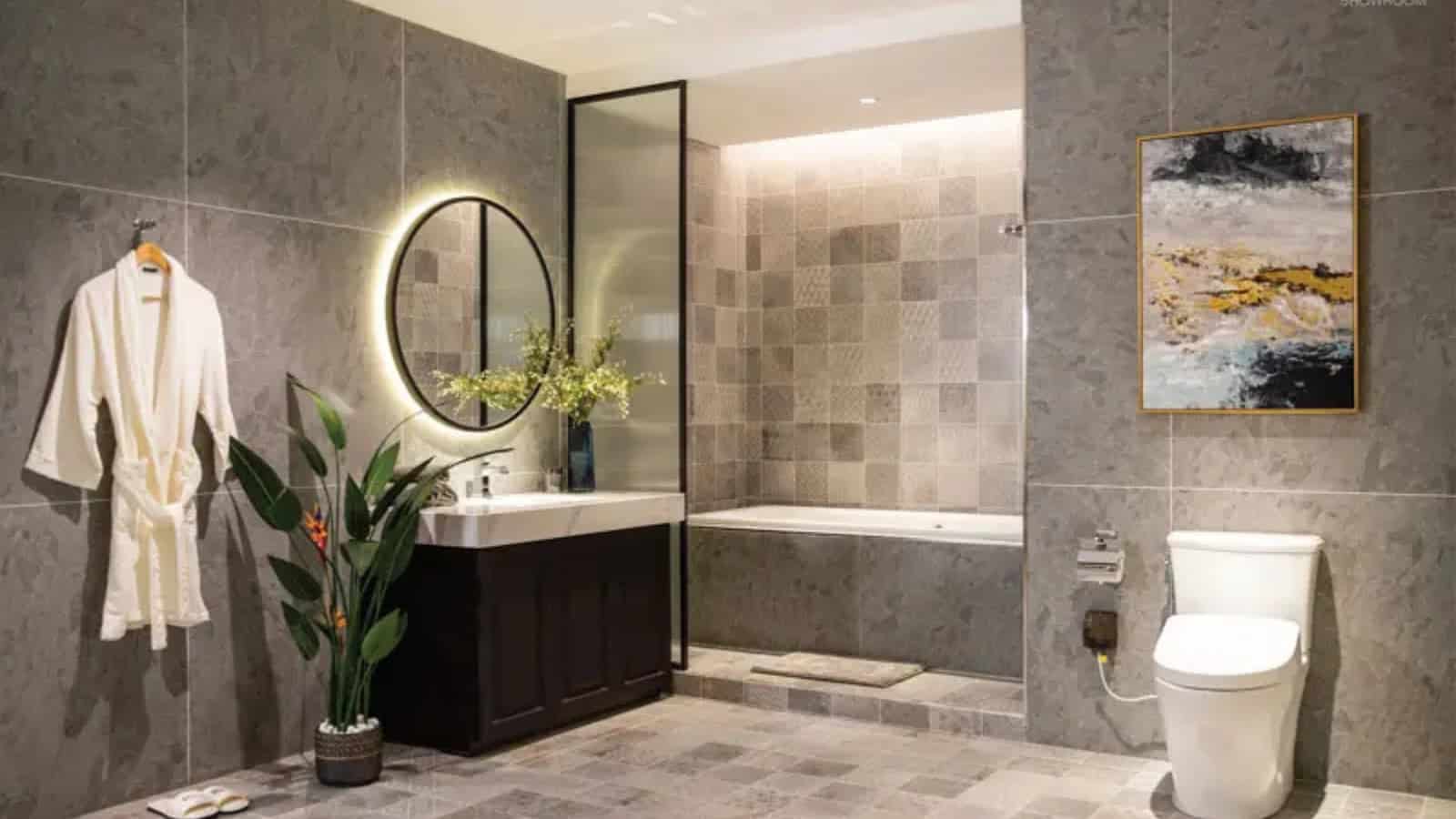 Thiết bị vệ sinh Kohler/Grohe sang trọng.
