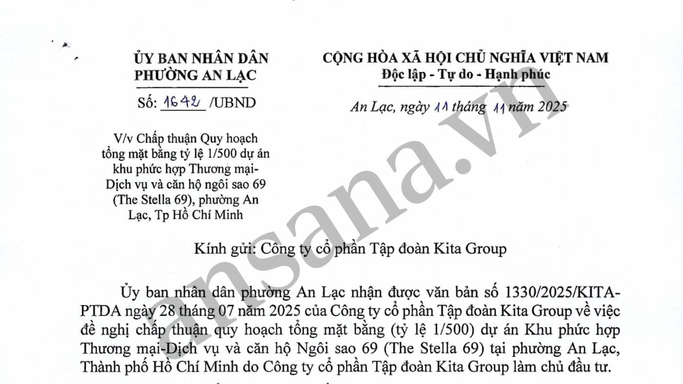 Pháp lý minh bạch của dự án Ansana