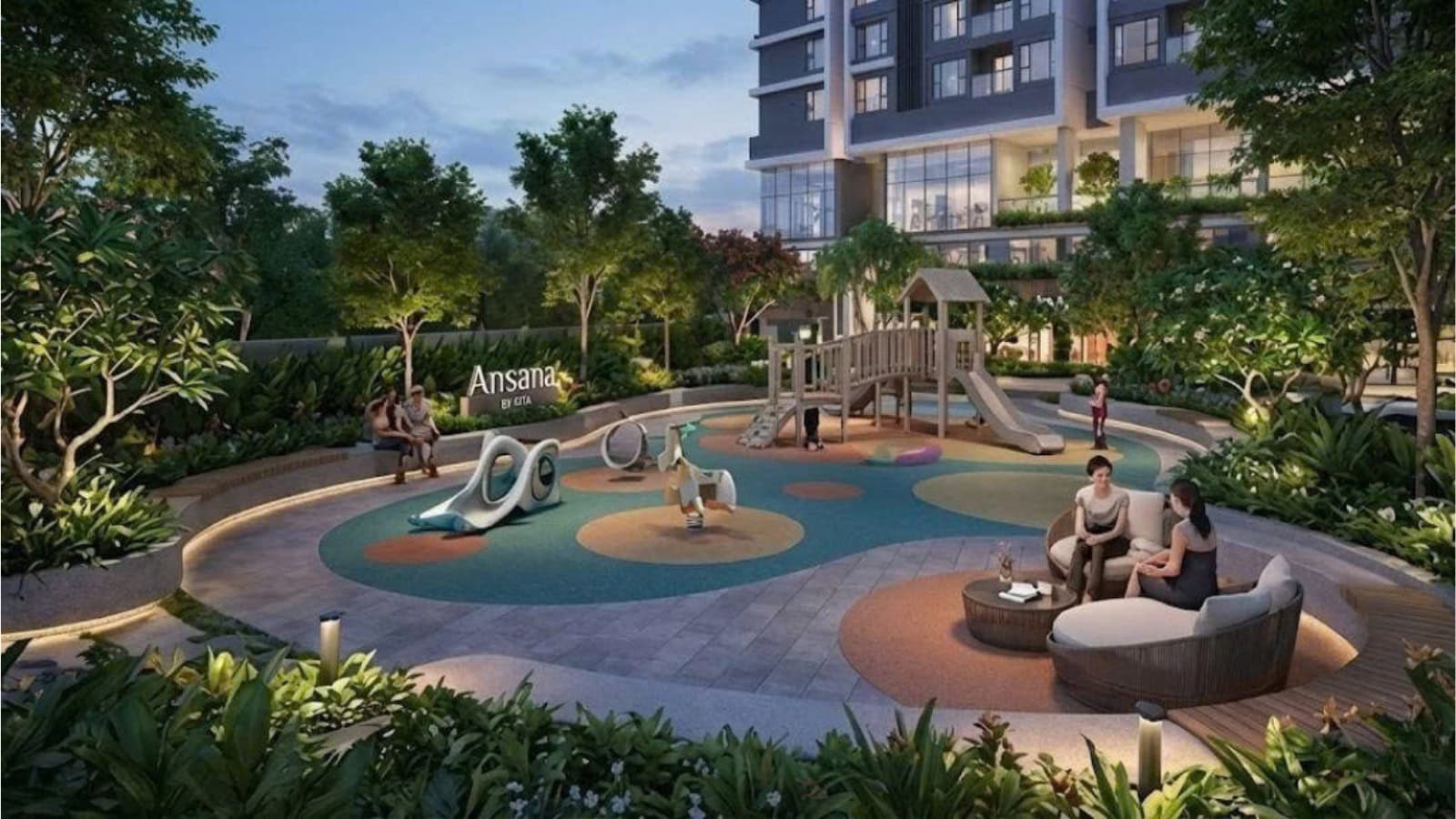 Khu vui chơi trẻ em (Kid Zone) an toàn và sáng tạo.