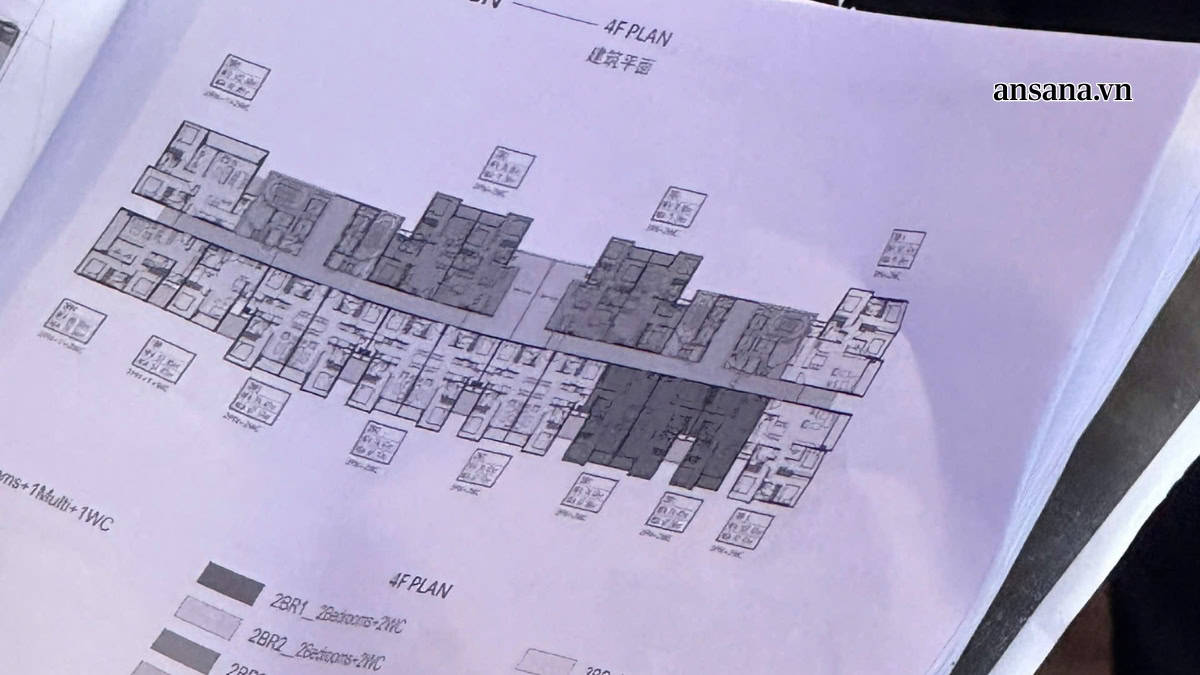 Chi tiết mặt bằng tầng điển hình tháp Stella 69.