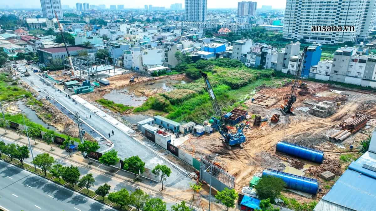 Vật liệu xây dựng được tập kết