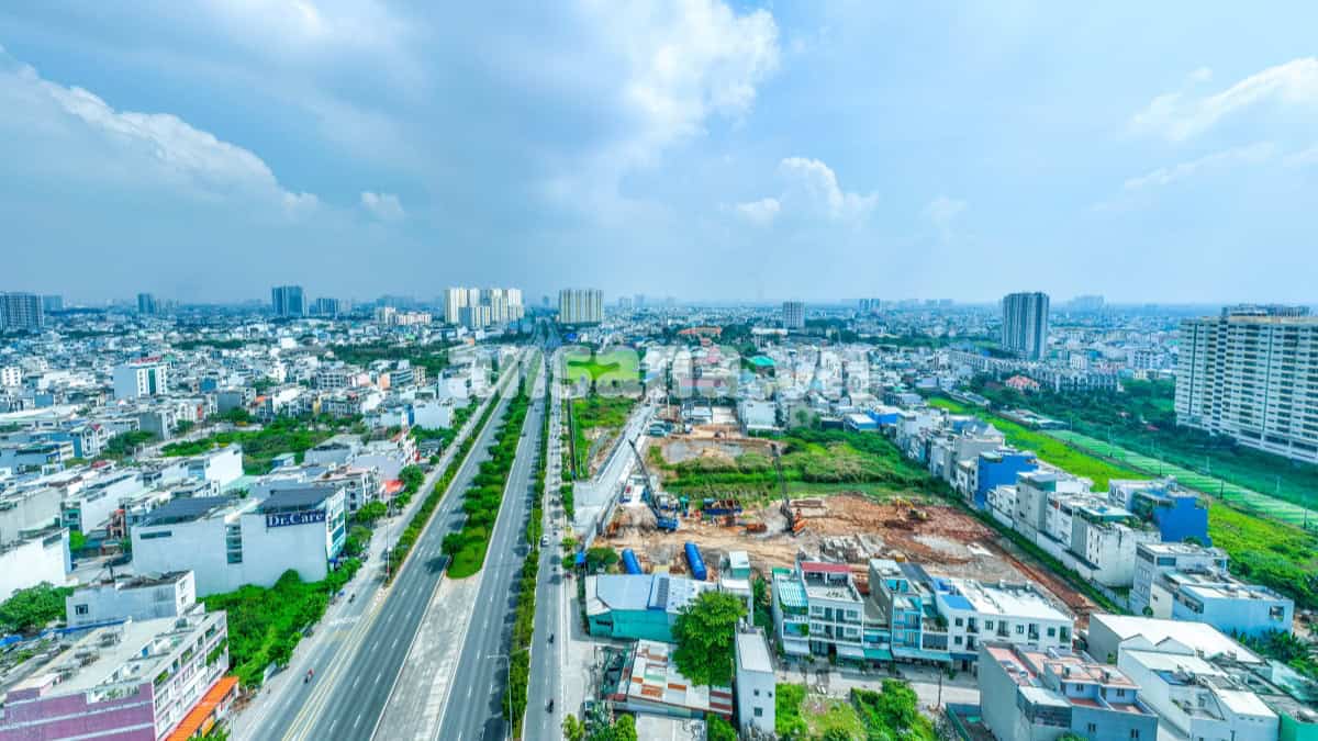 Máy móc xử lý nền móng hoạt động xuyên suốt tại công trường Ansana by Kita Võ Văn Kiệt.