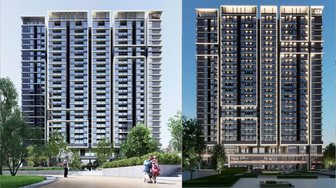Mặt bằng tổng thể và góc nhìn phác thảo dự án Ansana