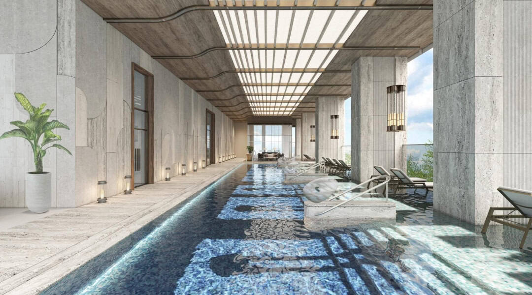 Phân khu Spa và hồ sục Jacuzzi tại Ansana by Kita