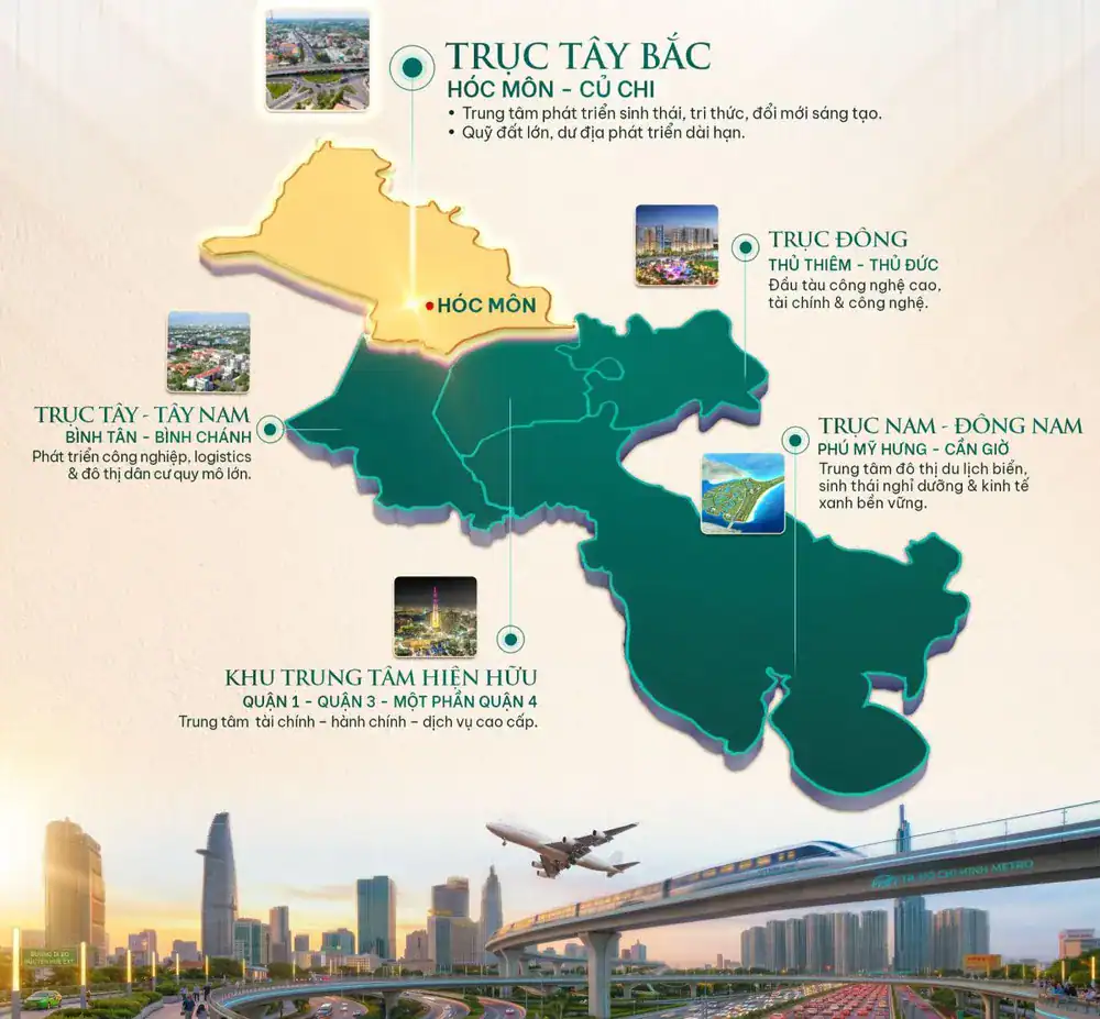 Thị trường bất động sản Tây Bắc TP.HCM phát triển sôi động